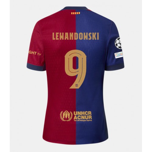 Dres Barcelona Robert Lewandowski #9 Domaci 2024-25 Kratak Rukav